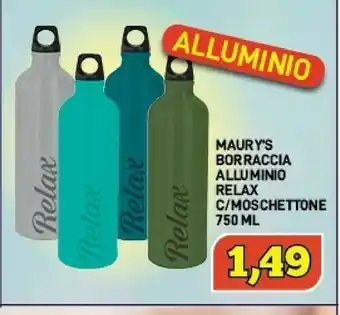 Maury's Maury's Borraccia Alluminio Relax offerta