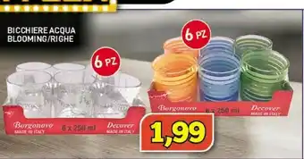 Maury's Borgonovo Bicchiere Acqua Blooming offerta