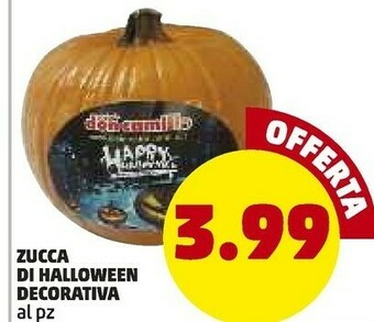 PENNY Zucca Di Halloween Decorata offerta