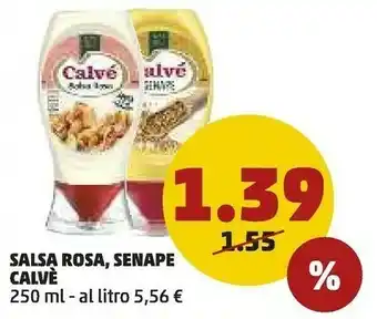 PENNY Calvè Salsa Rosa 250 G(ml) offerta