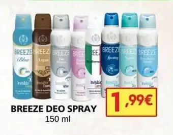 MEGA BREEZE DEO SPRAY 150 ml offerta