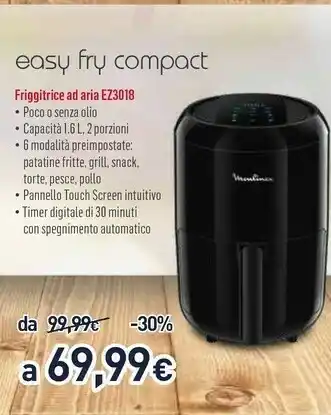 Unieuro Moulinex EZ3018 offerta
