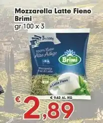 Despar Brimi Mozzarella offerta
