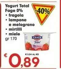 Despar Fage Yogurt greco offerta