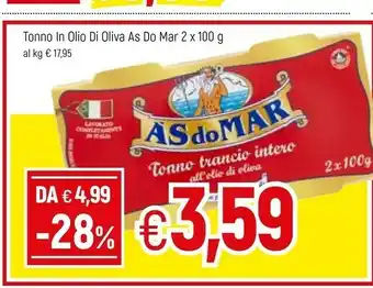 Galassia Asdomar Tonno All'Olio Di Oliva offerta