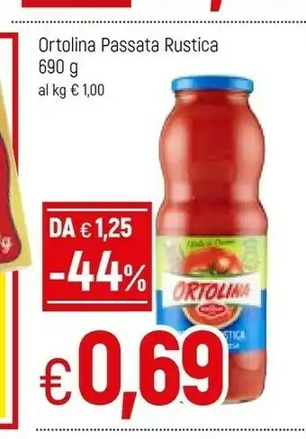 Galassia Rodolfi - Ortolina Passata Di Pomodoro 690 G(ml) offerta