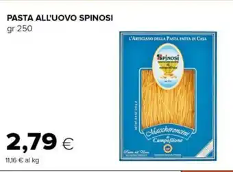 Tigre PASTA ALL'UOVO SPINOSI gr 250 offerta