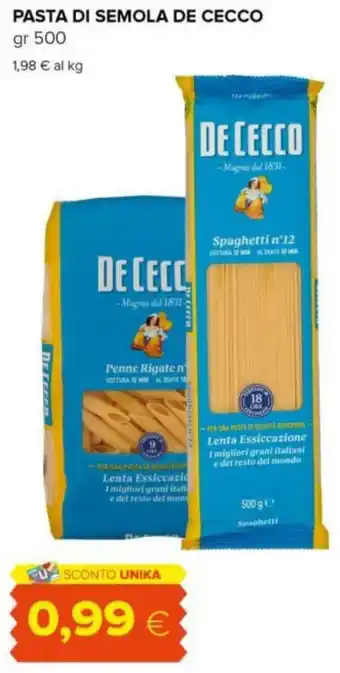 Tigre PASTA DI SEMOLA DE CECCO gr 500 offerta