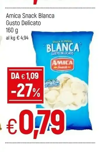 Galassia Amica Snack Blanca Gusto Delicato 160g offerta