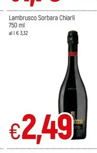 Chiarli Lambrusco Sorbara