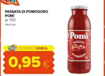 Tigre PASSATA DI POMODORO POMÌ gr 700 offerta