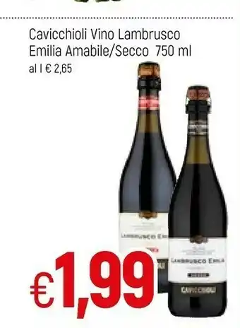 Cavicchioli Lambrusco Emilia Secco 750 G(ml)