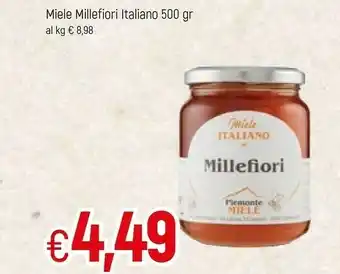 Galassia Piemonte miele Miele Millefiori Italiano offerta