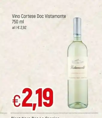 Galassia Cortese Vino DOC Vistamonte offerta