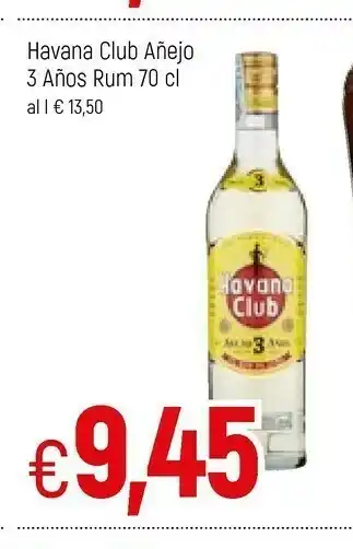 Galassia Havana club Anejo 3 Anos Rum offerta