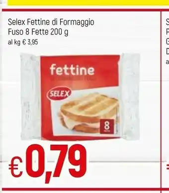 Galassia Selex Fettine Di Formaggio Fuso 200 G(ml) offerta