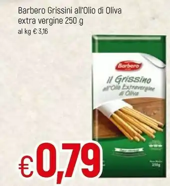 Galassia Barbero Il Grissino All'Olio Extravergine Di Oliva offerta