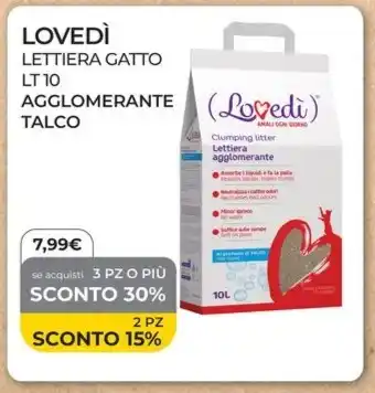 Arcaplanet LOVEDÌ LETTIERA GATTO LT10 offerta
