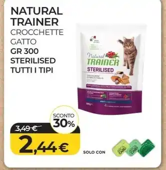 Arcaplanet NATURAL TRAINER CROCCHETTE GATTO offerta