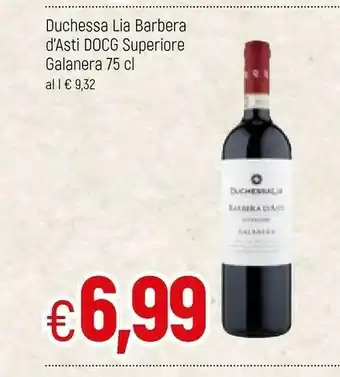 Galassia Barbera Duchessa Lia D'Asti Docg offerta