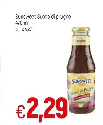 Galassia Sunsweet California Succo Di Prugne Secche offerta