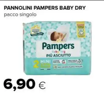 Tigre PANNOLINI PAMPERS BABY DRY pacco singolo offerta