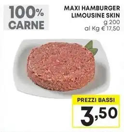 Pam MAXI HAMBURGER LIMOUSINE SKIN g 200 offerta