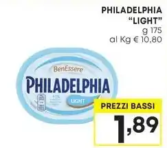 Pam PHILADELPHIA "LIGHT" offerta