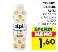 YOGURT DA BERE ALPLİ banana o fragola g 500