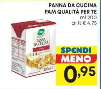 Pam PANNA DA CUCINA PAM QUALITÀ PER TE offerta