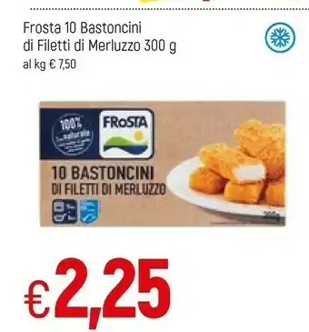 Galassia Frosta 10 Bastoncini Di Filetti Di Merluzzo 300 G(ml) offerta
