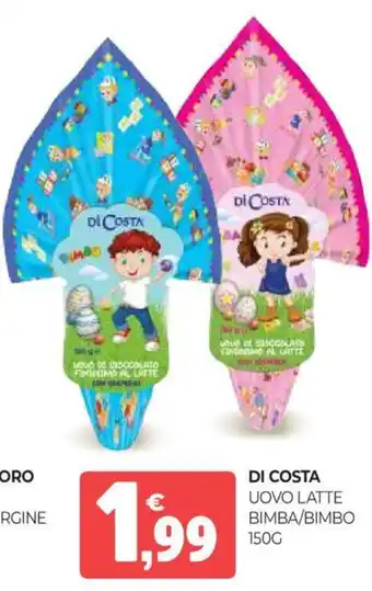 Eté DI COSTA UOVO LATTE BIMBA/BIMBO 150 G offerta