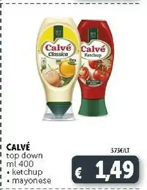 Deco Supermercati Calvè Ketchup Top Down offerta