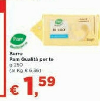 Metà Pam & Panorama - Burro 250 G(ml) offerta