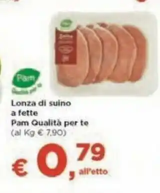 Metà Pam Qualita Per Te Lonza Di Suino A Fette offerta