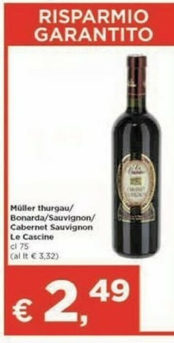 Le cascine Cabernet Sauvignon 750 G(ml)