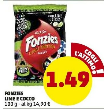 PENNY Fonzies Lime E Cocco offerta