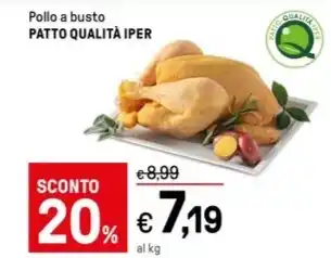 Iper La Grande Pollo a busto PATTO QUALITÀ IPER offerta
