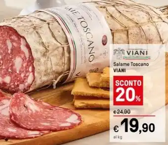 Iper La Grande Salame Toscano VIANI offerta