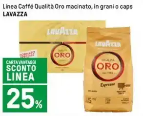 Iper La Grande Linea Caffé Qualità Oro macinato, in grani o caps LAVAZZA offerta