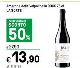 Amarone della Valpolicella DOCG 75 cl LA SORTE