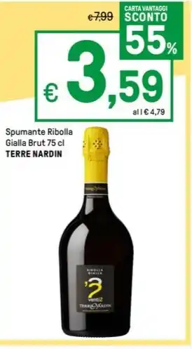 Spumante Ribolla Gialla Brut 75 cl TERRE NARDIN