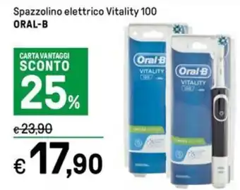 Iper La Grande Spazzolino elettrico Vitality 100 ORAL-B offerta