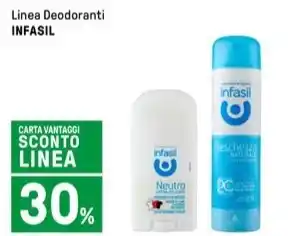 Iper La Grande Linea Deodoranti INFASIL offerta