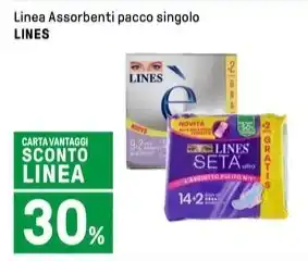 Iper La Grande Linea Assorbenti pacco singolo LINES offerta