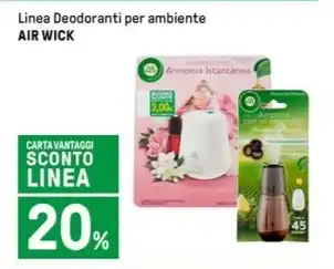 Iper La Grande Linea Deodoranti per ambiente AIR WICK offerta