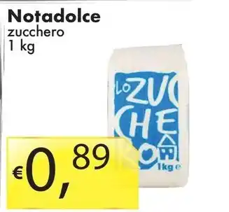 Sugros Notadolce zucchero 1 kg offerta