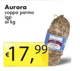 Sugros Aurora coppa parma igp al kg offerta