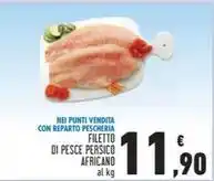 Conad FILETTO DI PESCE PERSICO AFRICANO al kg offerta
