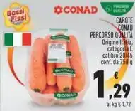 Conad CAROTE CONAD PERCORSO QUALITA offerta